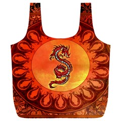 Wonderful Chinese Dragon Full Print Recycle Bag (xxxl) by FantasyWorld7