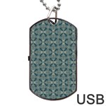 Pattern1 Dog Tag USB Flash (Two Sides) Front