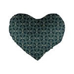 Pattern1 Standard 16  Premium Flano Heart Shape Cushions Front