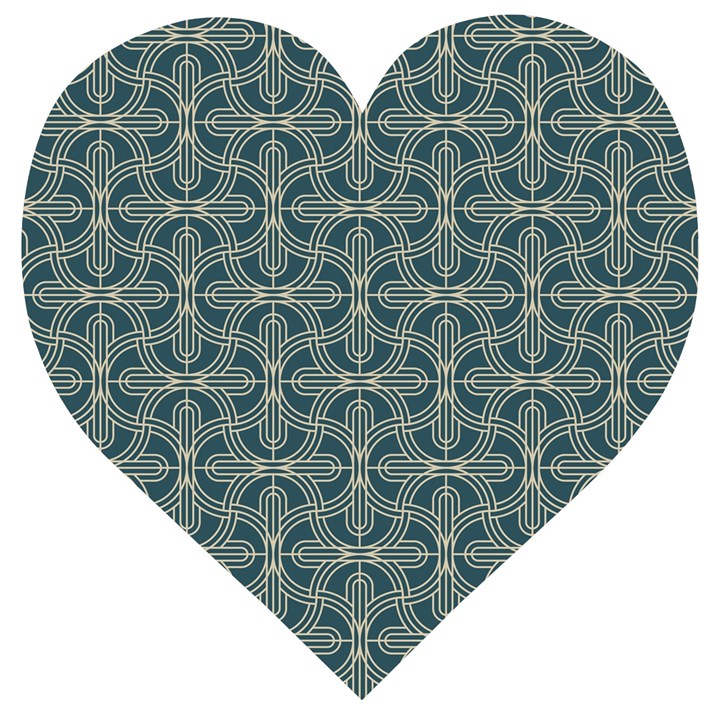 Pattern1 Wooden Puzzle Heart