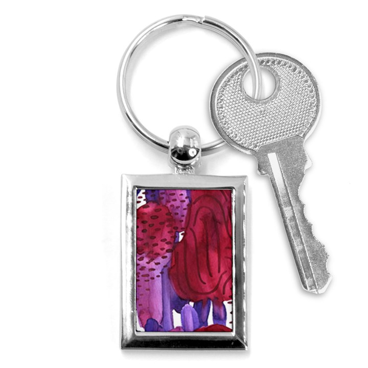 Pattern 17 Key Chain (Rectangle)