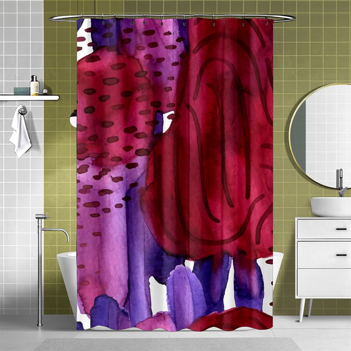 Pattern 17 Shower Curtain 48  x 72  (Small) 