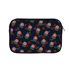 Dark Floral Butterfly Blue Apple MacBook Pro 13  Zipper Case