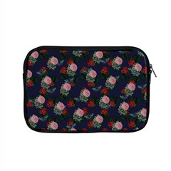 Dark Floral Butterfly Blue Apple Macbook Pro 15  Zipper Case by snowwhitegirl