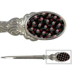 Dark Floral Butterfly Black Letter Opener by snowwhitegirl