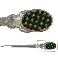 Dark Floral Butterfly Green Letter Opener by snowwhitegirl