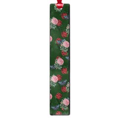 Dark Floral Butterfly Green Large Book Marks by snowwhitegirl