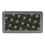 Dark Floral Butterfly Teal Bats Lip Green Memory Card Reader (Mini) Front