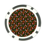 Fiola Pattern Brown Poker Chip Card Guard (10 pack) Front