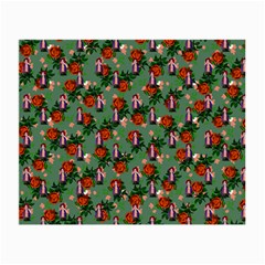 Fiola Pattern Green Small Glasses Cloth (2 Sides) by snowwhitegirl