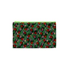 Fiola Pattern Green Cosmetic Bag (xs) by snowwhitegirl