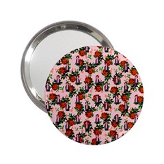 Fiola Pattern Pink 2.25  Handbag Mirrors