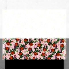 Fiola Pattern Pink Rectangular Jigsaw Puzzl