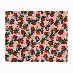 Fiola Pattern Pink Small Glasses Cloth (2 Sides) by snowwhitegirl