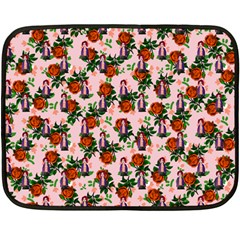 Fiola Pattern Pink Fleece Blanket (mini) by snowwhitegirl