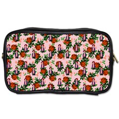 Fiola Pattern Pink Toiletries Bag (one Side) by snowwhitegirl