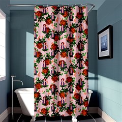 Fiola Pattern Pink Shower Curtain 36  x 72  (Stall) 