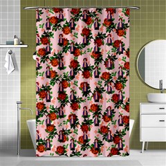 Fiola Pattern Pink Shower Curtain 48  x 72  (Small) 