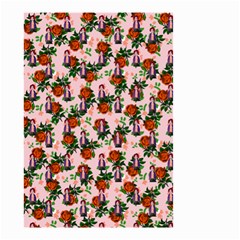 Fiola Pattern Pink Small Garden Flag (Two Sides)