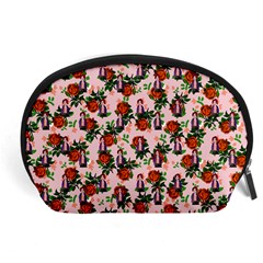 Fiola Pattern Pink Accessory Pouch (Large)