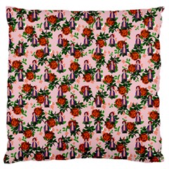 Fiola Pattern Pink Standard Flano Cushion Case (One Side)