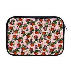 Fiola Pattern Pink Apple MacBook Pro 17  Zipper Case