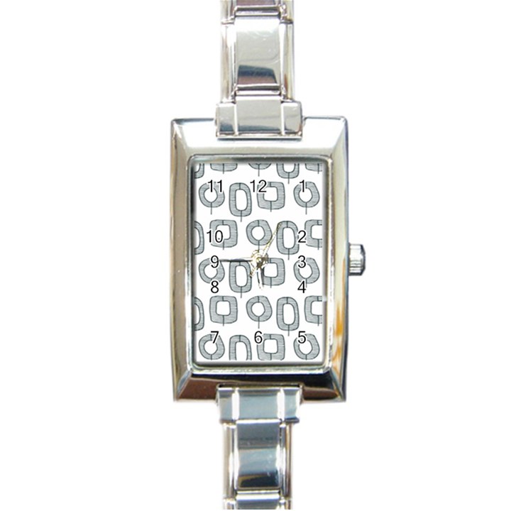 Forest Patterns 16 Rectangle Italian Charm Watch