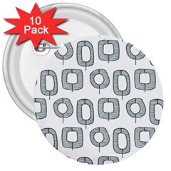 Forest Patterns 16 3  Buttons (10 Pack)  by Sobalvarro