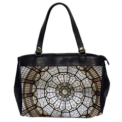 Pattern Abstract Structure Art Oversize Office Handbag (2 Sides) by Nexatart