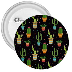 Succulent And Cacti 3  Buttons by ionia