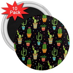 Succulent And Cacti 3  Magnets (10 Pack)  by ionia