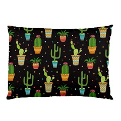 Succulent And Cacti Pillow Case by ionia