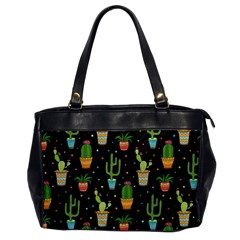 Succulent And Cacti Oversize Office Handbag by ionia