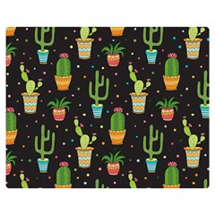 Succulent And Cacti Double Sided Flano Blanket (medium) 