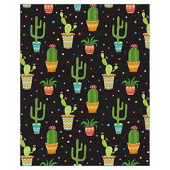 Succulent And Cacti Drawstring Bag (small) by ionia