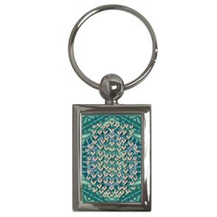 Heavy Metal Hearts And Belive In Sweet Love Key Chain (Rectangle)