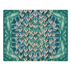 Heavy Metal Hearts And Belive In Sweet Love Double Sided Flano Blanket (large)  by pepitasart