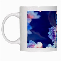 Flowers White Mugs