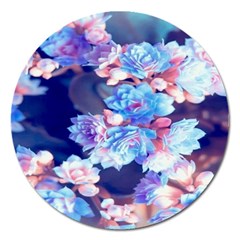 Flowers Magnet 5  (round)