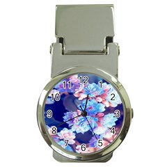 Flowers Money Clip Watches by Sparkle