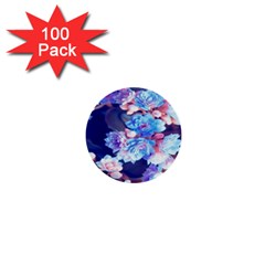 Flowers 1  Mini Buttons (100 Pack) 