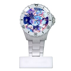 Flowers Plastic Nurses Watch