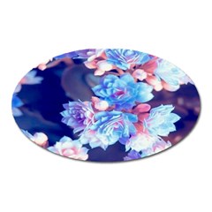 Flowers Oval Magnet