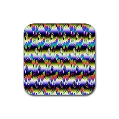 Shinyflowers Rubber Coaster (square)  by Sparkle