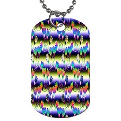 Shinyflowers Dog Tag (two Sides) by Sparkle