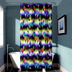 Shinyflowers Shower Curtain 36  X 72  (stall)  by Sparkle