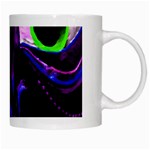 Demon Ethnic Mask Extreme Close Up Illustration White Mugs Right