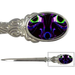 Demon Ethnic Mask Extreme Close Up Illustration Letter Opener