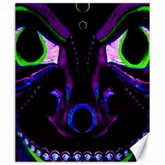 Demon Ethnic Mask Extreme Close Up Illustration Canvas 20  X 24  by dflcprintsclothing