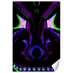 Demon Ethnic Mask Extreme Close Up Illustration Canvas 20  X 30  by dflcprintsclothing